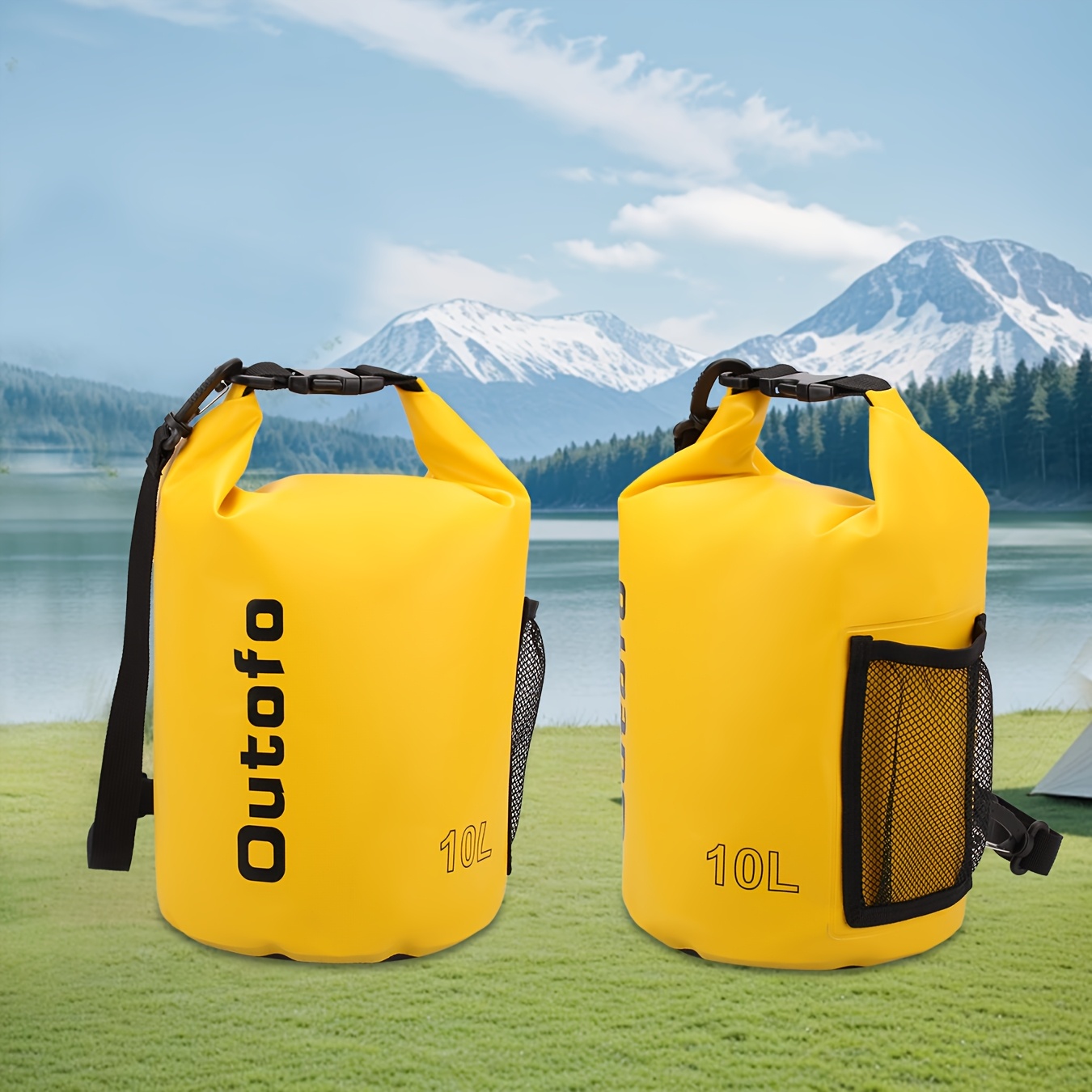 TEMU 10l/20l/30l High Quality Bag, Swimming Backpack For Rafting And Surfing, Hiking And Outdoor Sports Bag, Kayak, Rafting, Boating, Swimming, And