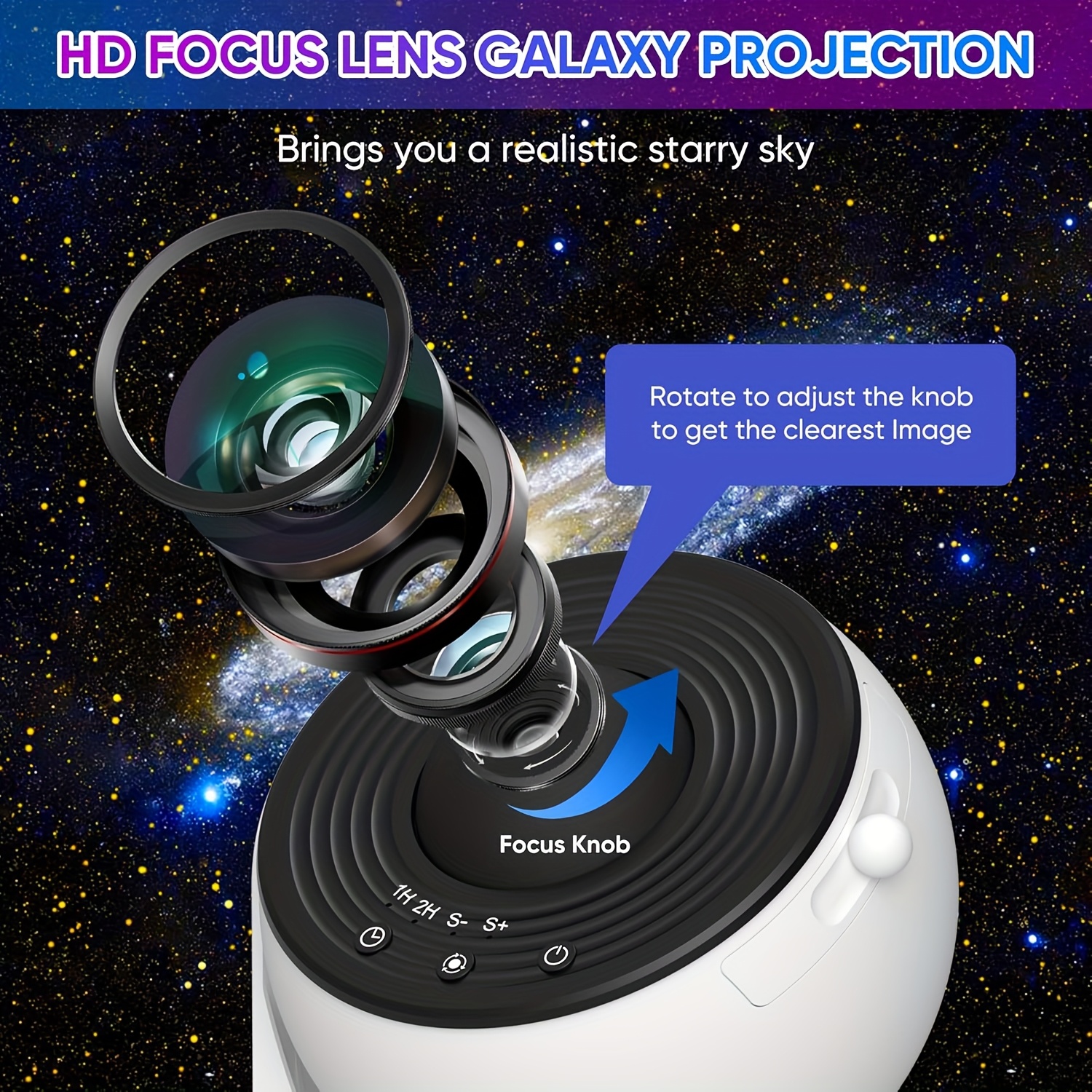 

Projector, 13in 1 Planetarium Star Projector Realistic Night Light With Solar System Constellation Moon For Bedroom Ceiling Home Theater Living Room Decor.