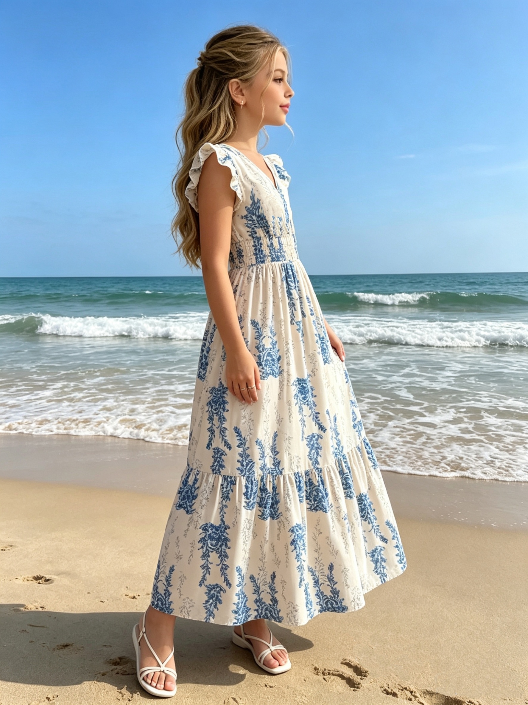 long beach dresses for juniors summer teens sold on Temu United States Size:5X Knitted dress Satin Bridal Gowns |