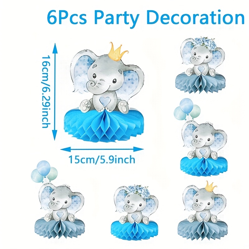 6pcs, Honeycomb Centerpieces, Shower Party Decorations Honeycomb Centerpieces Ornament Set, Welcome Party Photo Props Decors Halloween&christmas