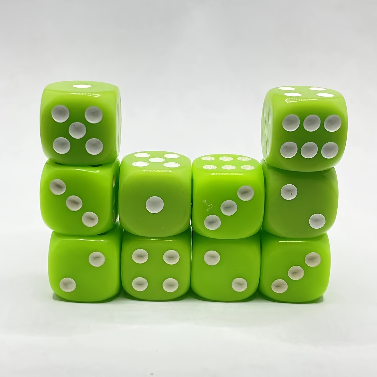 10 Pack Blue Foam Dice Cubes - 16mm Blank Dice For Custom Games & Crafts