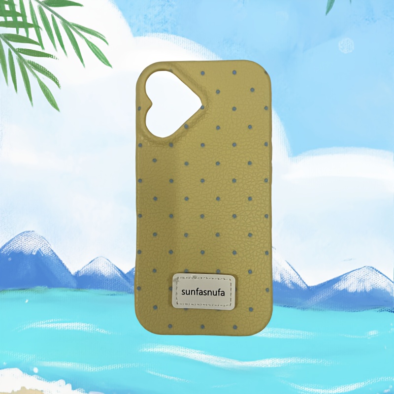 The Camera Is in The Shape of Love, Apple 16Plus Female 16 Cute Lychee Pattern, And The Leather Pattern Is Suitable for Apple 16 Single-Piece Mobile Phone Case, Which Feels Comfortable. - Image 16