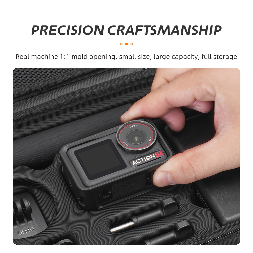 suitable for     pro 4 camera accessories portable bag travel case charger battery base selfie stick storage handbag Product details 6