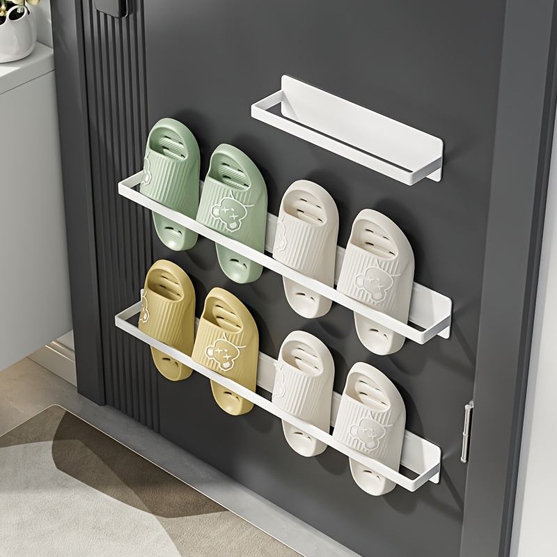 magnetic hanging shoe rack carbon steel no drilling wall Temu