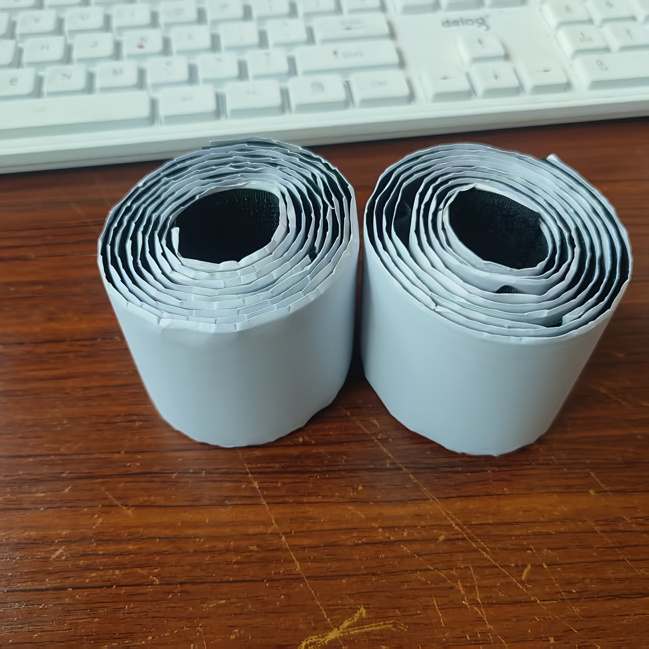 TEMU 2 Rolls Heavy-duty Hook & Loop Tape Suitable For Multi-surface Fastening - Extra Wide 1.97” Adhesive Backing, Roll (47.24” Per Roll) With Hook &