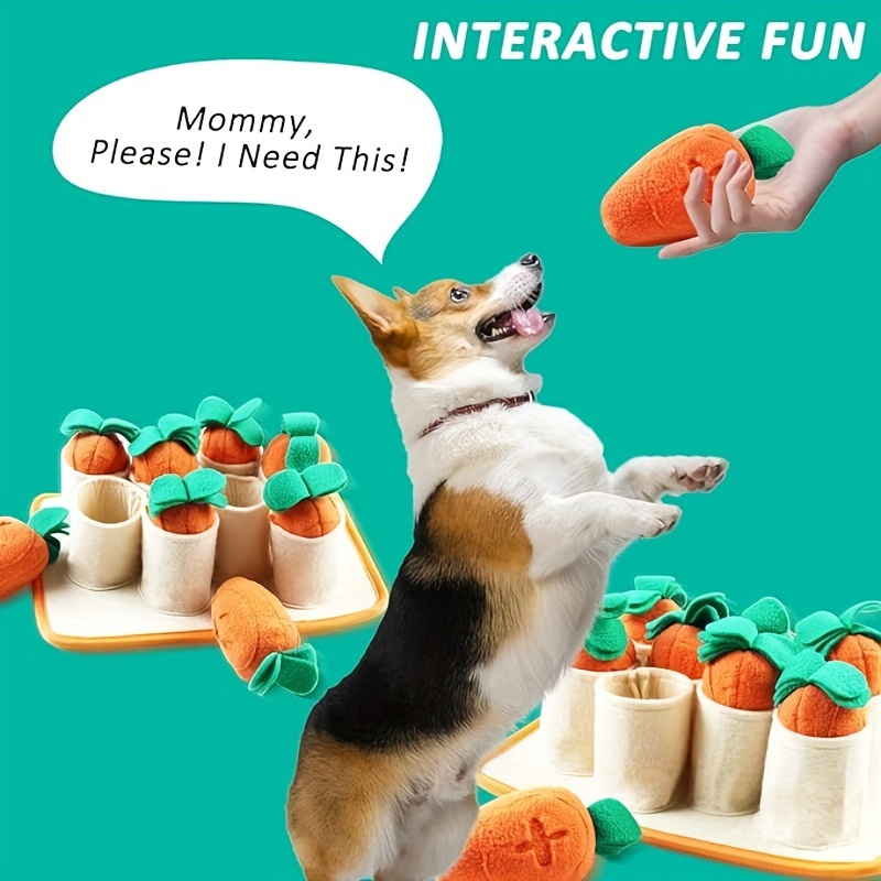 GOSUNY TOYS Juguete de rompecabezas para perros, juguete interactivo para  perros de raza pequeña, tapete de olfateo para perros pequeños, juguetes