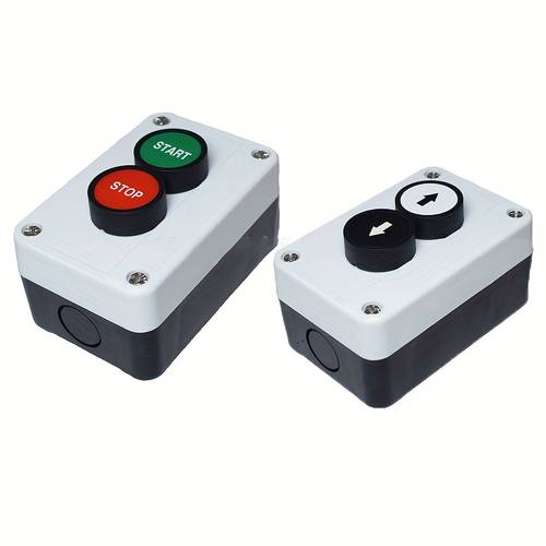 1pc start stop self recovery button switch emergency stop industrial handheld control box