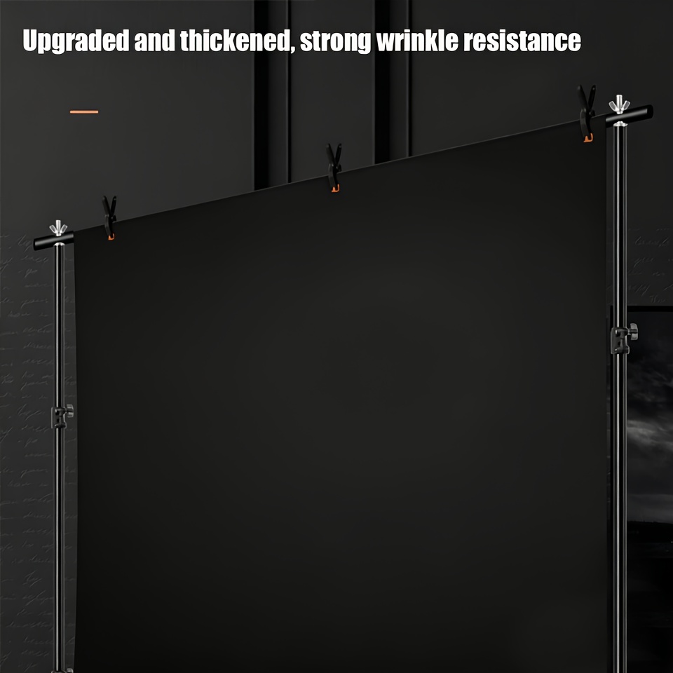 Black Photo Background Cloth - Large Studio Backdrop