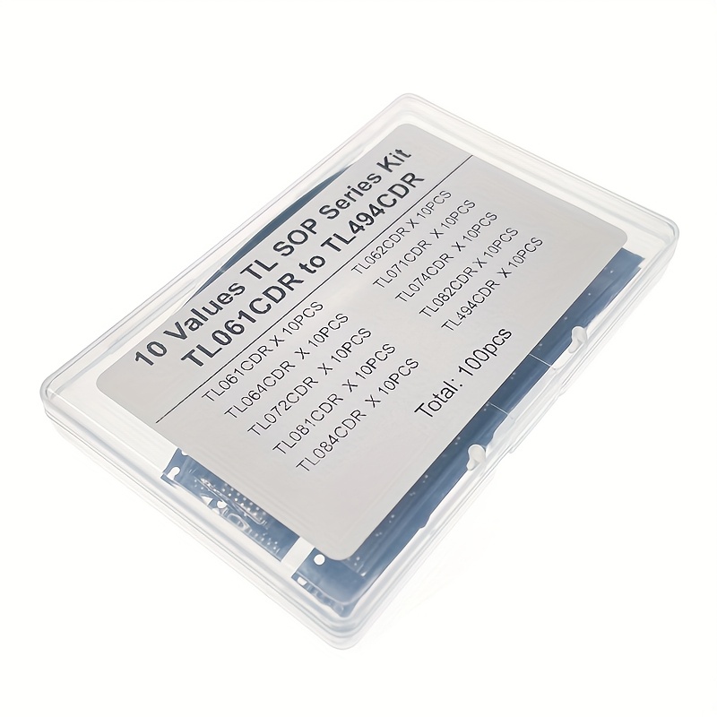 100pcs Tl Series Op-amp & Pwm Controller Kit | Tl061cdr Tl062cdr Tl064cdr Tl071cdr Tl072cdr Tl074cdr Tl081cdr Tl082cdr Tl084cdr Tl494cdr | 10pcs Each Sop Ics For Audio Circuits & Design