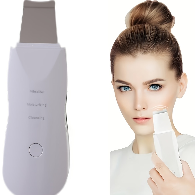 Image of Facial Skin Cleansing Tool, Vibrating Spatula For Skin Care, Facial Beauty Device, Skin Cleaner Spatula, Gift For Women