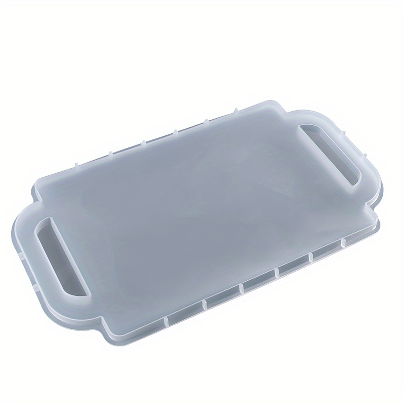 E-shop Grifftablett Silikonform, Rechteckige Epoxidharz Silikon-Gießform, Verwendet für die Herstellung von Tassen, Obst und Süßigkeiten, 3D DIY