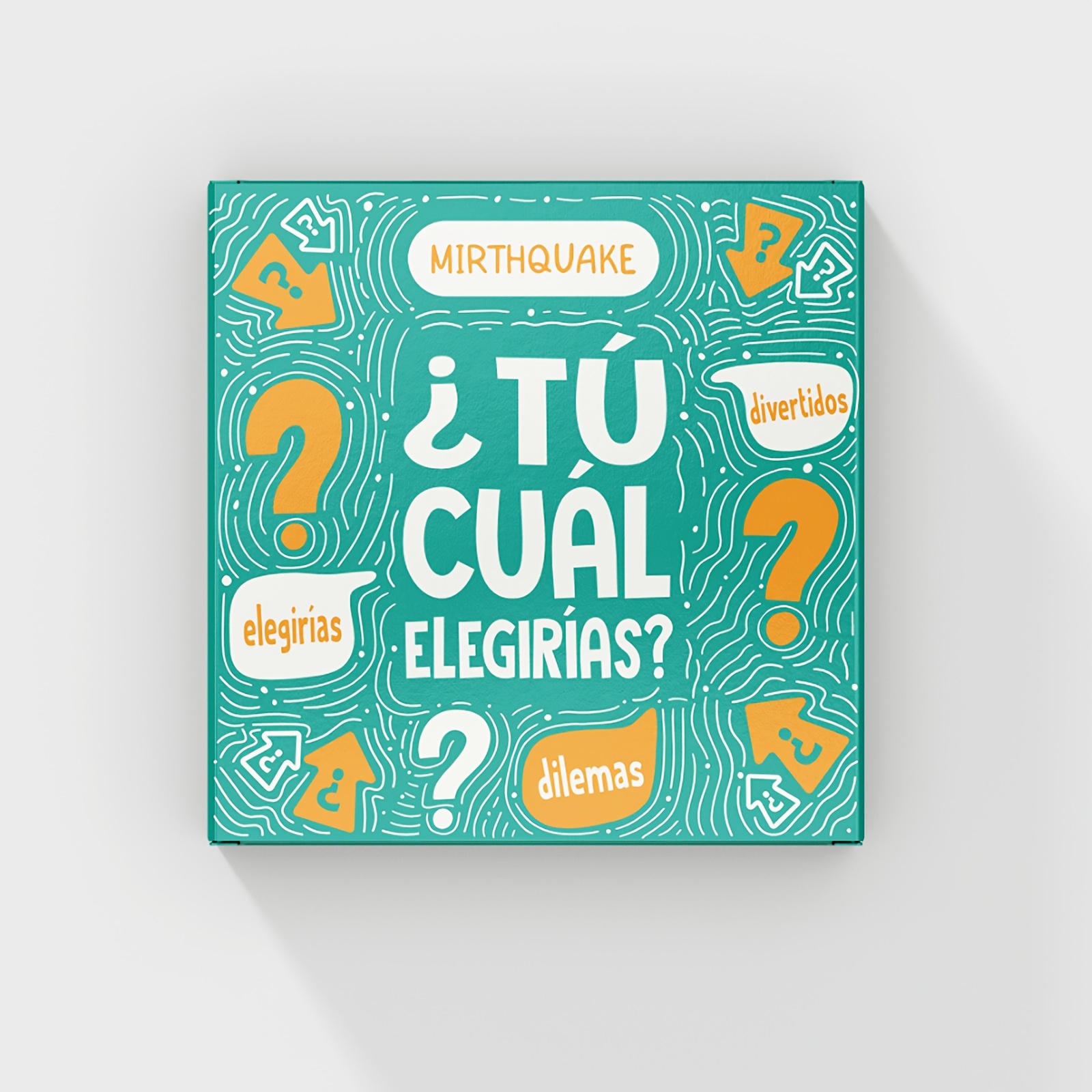 Divertido juego de cartas en español, un juego de preguntas y respuestas basado en dile...