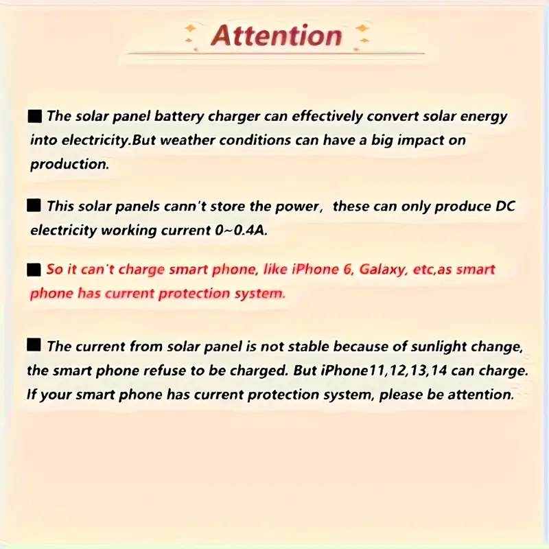 1pc portable solar charger lightweight and convenient can charge mobile phones flashlights sports cameras small fans and other devices Product details 4