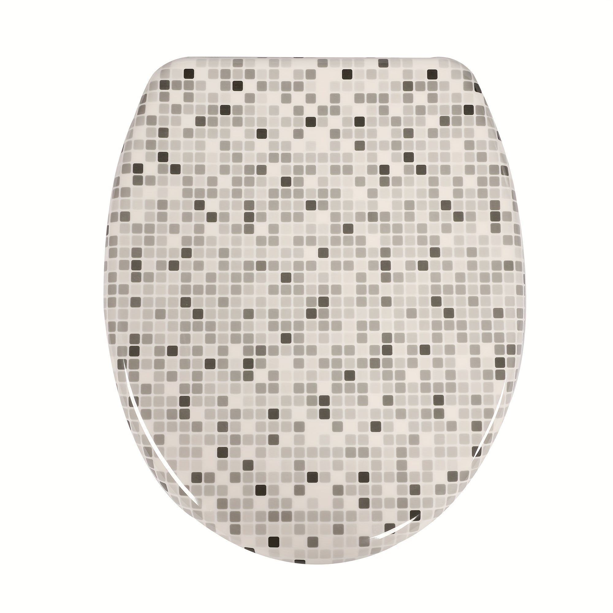 Soft-closing Toilet Seat By Sainos, Quick-release Mechanism, Easy To Clean, Simple Top Fixing, Toilet Seat (o-shaped)