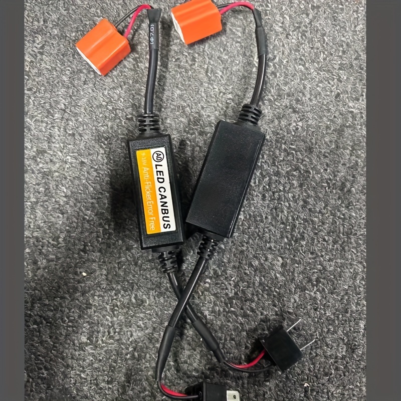 1 paire H1/H3 Canbus LED phare décodeur dispositif Anti scintillement  résistances annuleur d'erreur