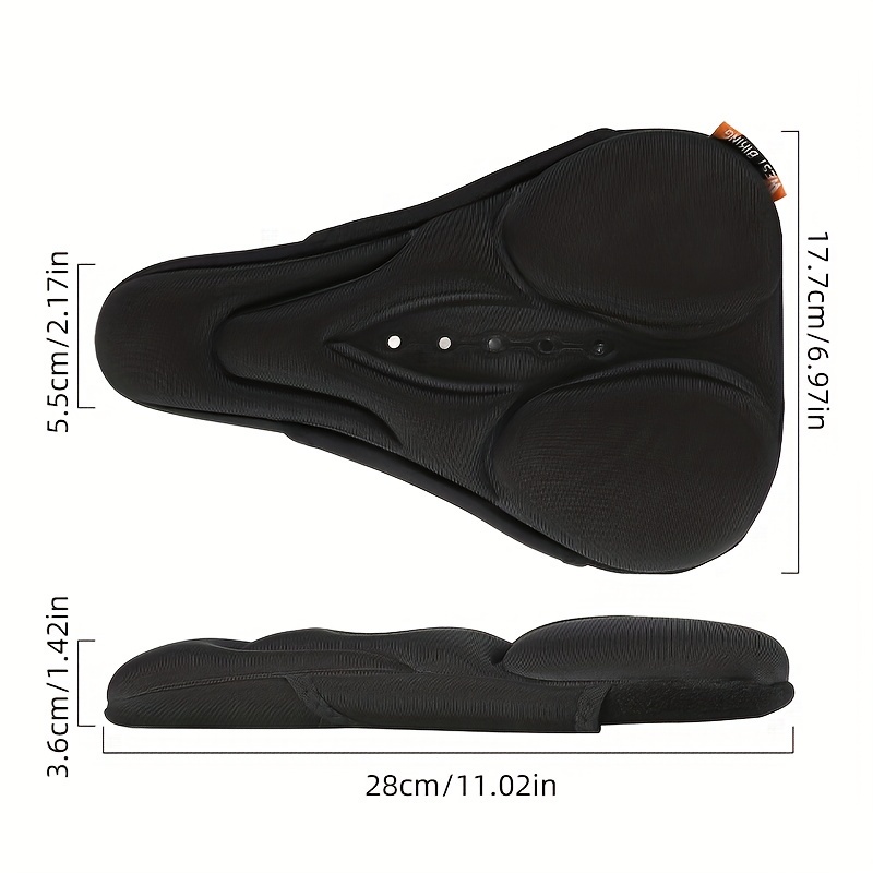 WEST BIKING Bike Saddle Cover Comfortable Breathable Seat Cover Soft Sponge Bike Seat Cushion