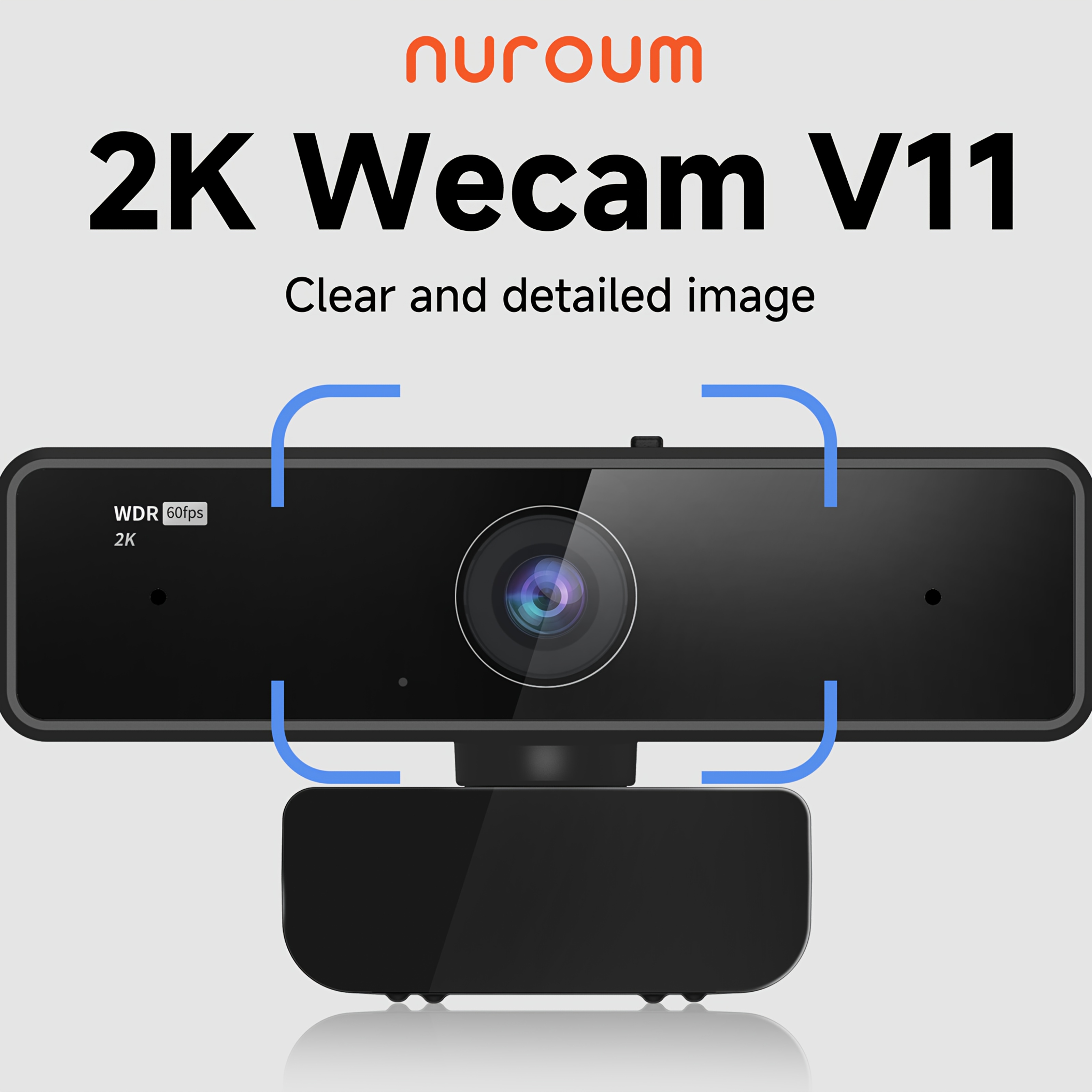 v11 2k webcam compatible for zoom     1440p hd   rotatable conference camera with dual mic usb powered   nearsync software for pc laptop low Product details 0