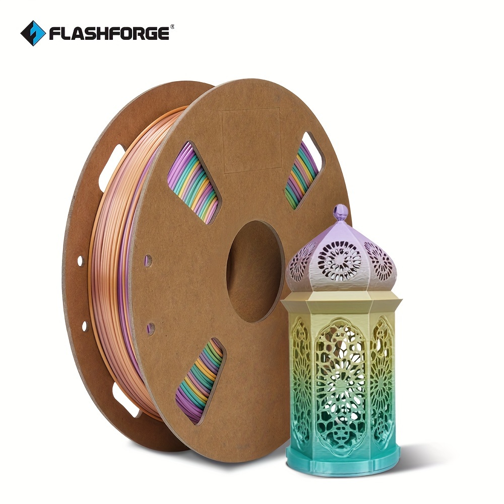 

Flashforge Silk Pla Filament 1.75mm, 3d Printer Filament 0.68kg Spool, Smooth And Silky Texture 3d Printing Filament, +/- 0.02mm