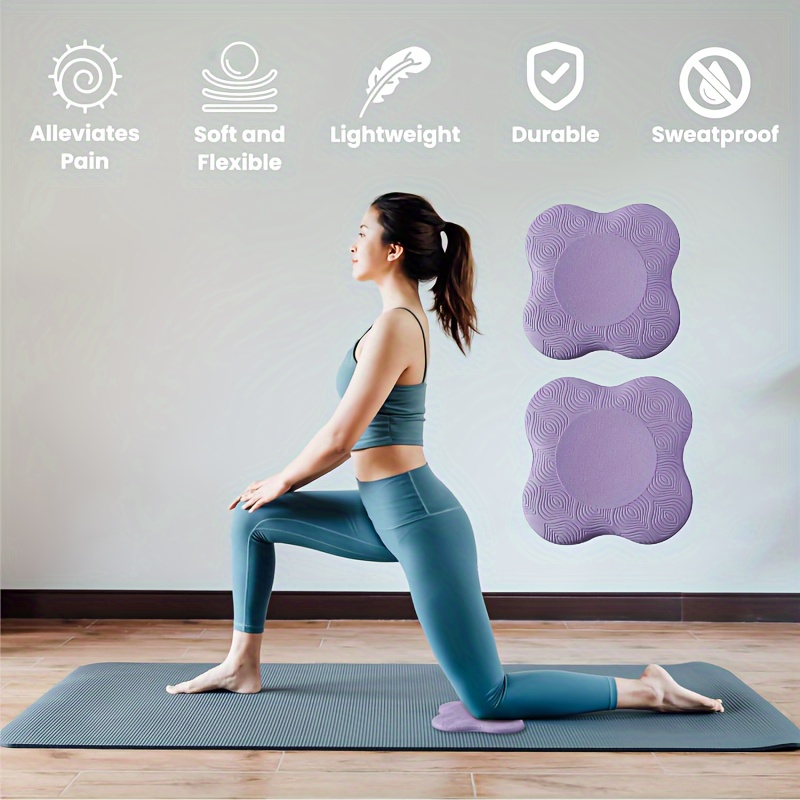 pack yoga knee pads cushions extra thick tpe foam support Temu