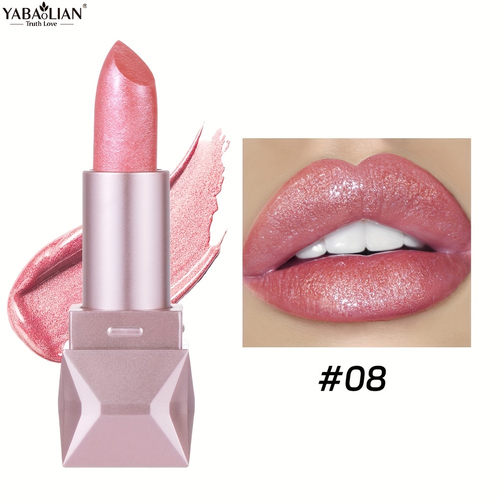 Glitter Lipstick, Shiny Velvet Texture, Durable, Make Your Lips Shiny, Waterproof Lip Balm For Women (y0144b)