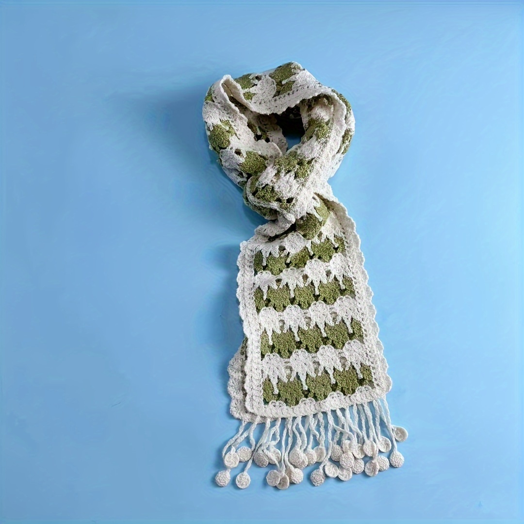 sciarpa invernale lusso: in pizzo Temu Italy