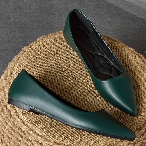 womens pointed toe fashionable new style versatile flat shoes for family dinners shopping summer parties daily commuting and work women shoes