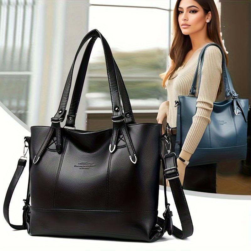 

Fashionable Handbag For Books Document, Trendy Briefcase Crossbody Bag For Daily Commute And Hanging Out