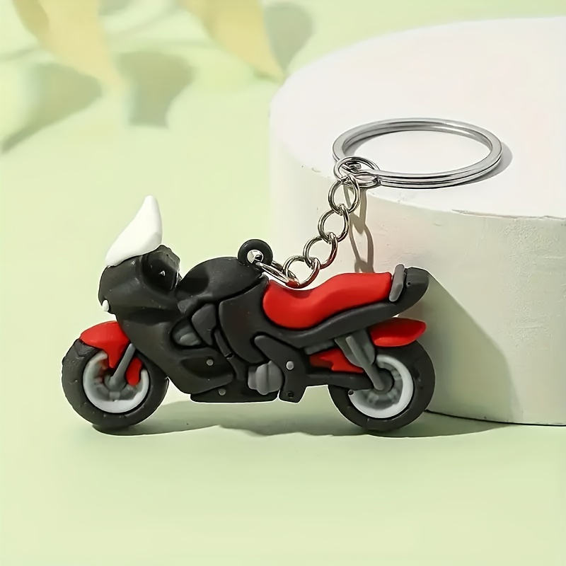 

Pvc Keychain, 3d Motorbike Keyring, Key , Novelty