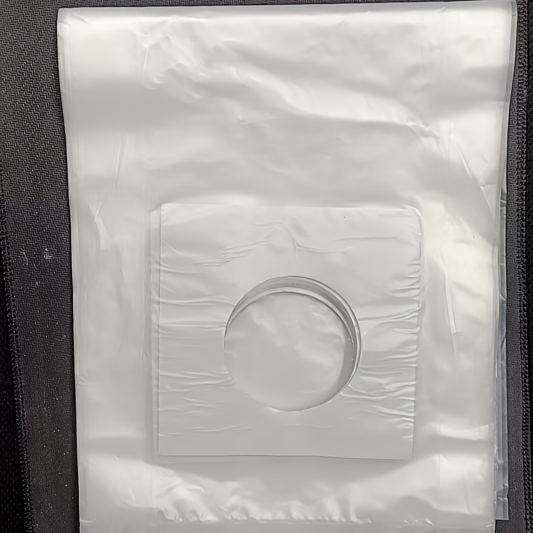TEMU 20 Bolsas de recolección de polvo a prueba de salpicaduras. El orificio de 6.5 cm es adecuado para taladrar aire acondicionado. Taladrar en el