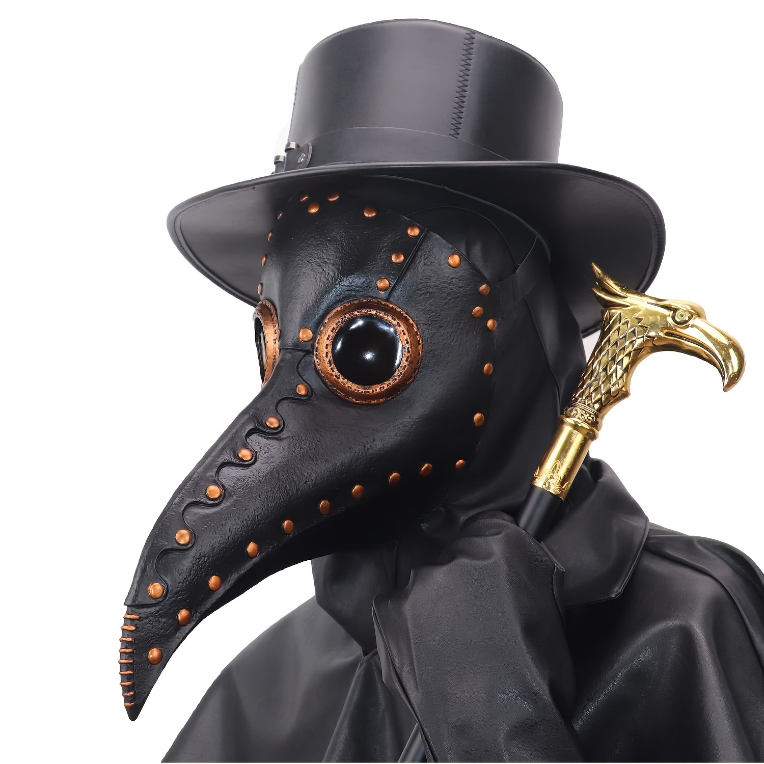 

Steampunk Style Mask Cyberpunk Plague Doctor Bird's Beak Mask Hood Theme Party Cosplay Decoration Makeup Music Festival Cosplay Sci-fi Equipment