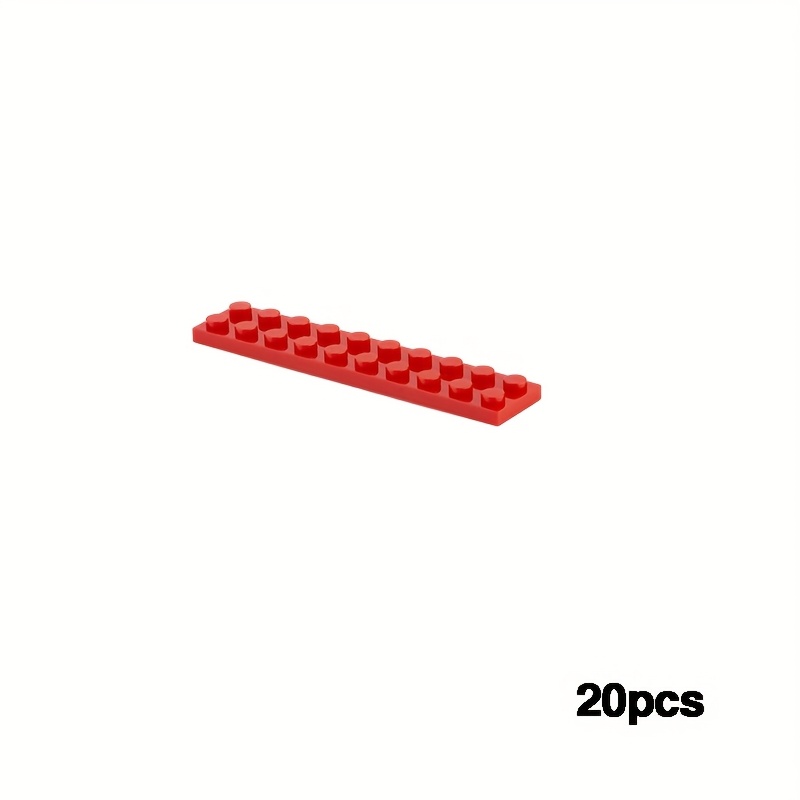 20pcs 3832 Small Building Blocks 2x10 Basic Bricks Short Plank Thin Board