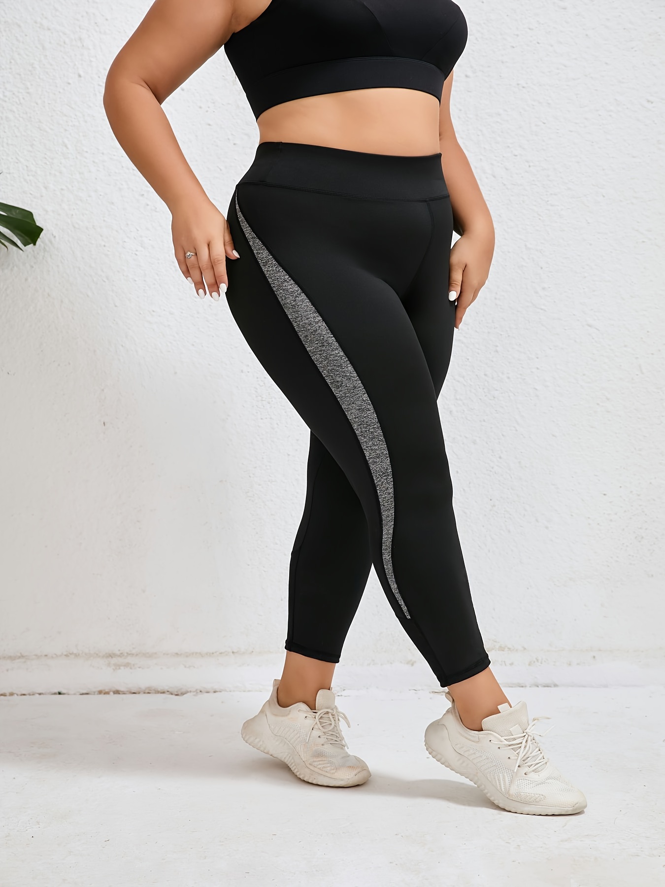 Yoga Pants Moisture Wicking Leggings Plus Size Yoga Pants With