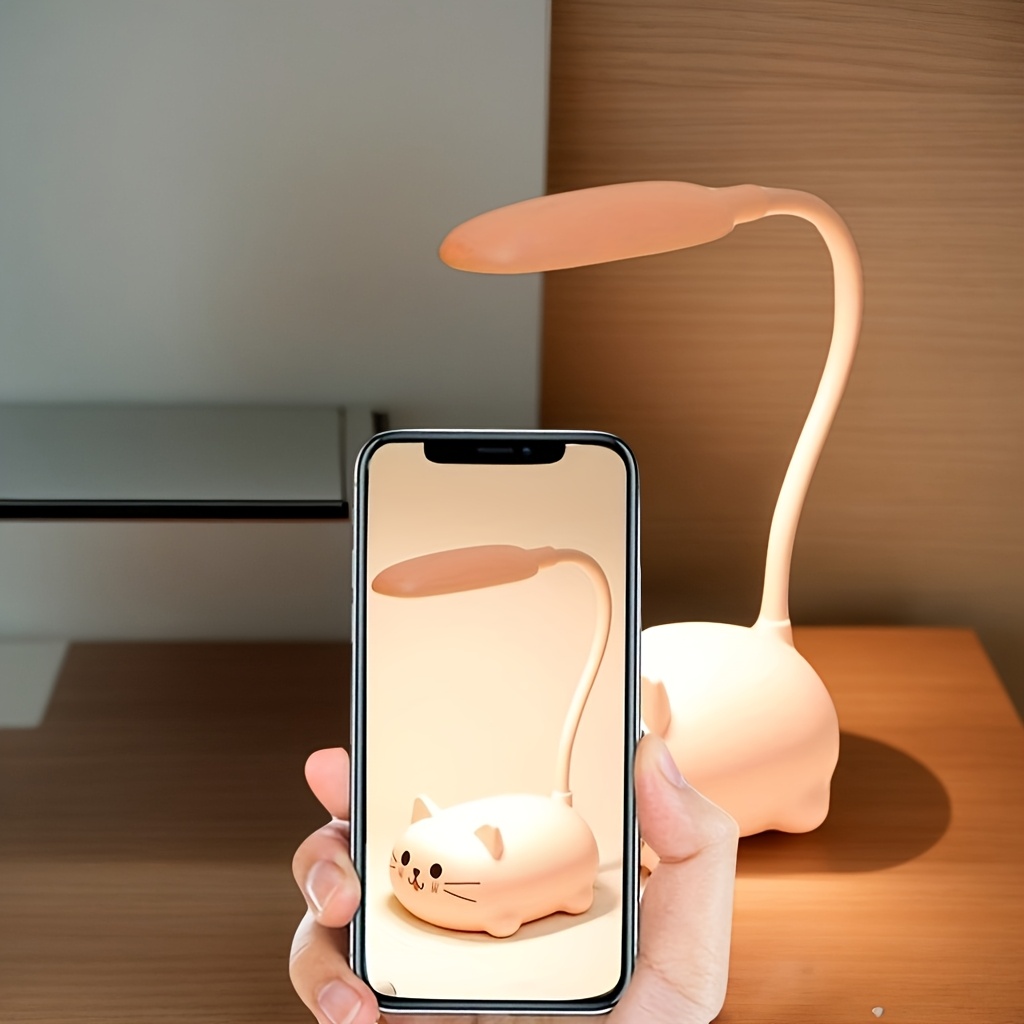adorable animal led night light lamp mini cartoon table lamp portable led night light cute desk lamp foldable usb rechargeable reading light for bedroom Product details 1