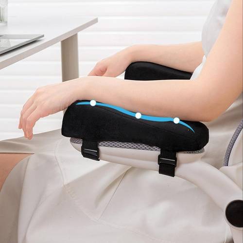 2pcs office chair armrest cushion set armrest cushions for chairs that tied to chairs soft armrest pads comfortable office chair armrest cushions