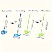 1set, Telescopic Triangle Cleaning Mop, Replaceable Triangle Mop Cloth Cover, Ceiling Wall Cleaning Mop, Detachable Washable Dust Removal Mop, Floor Wall Tile Car Wiping Mop, No Dead Corner, Cleaning Supplies, Cleaning Tool details 3