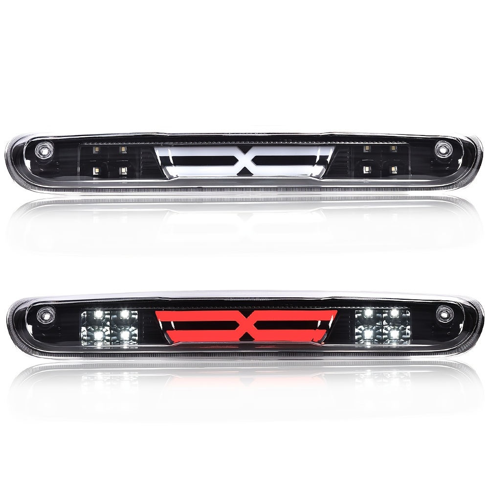 TEMU Led 3rd Third Brake Light 07-14 For Chevy Silverado For Sierra 1500 2500 3500, Accessory, Vehicle Safety Light, Bright , Modern Lighting,