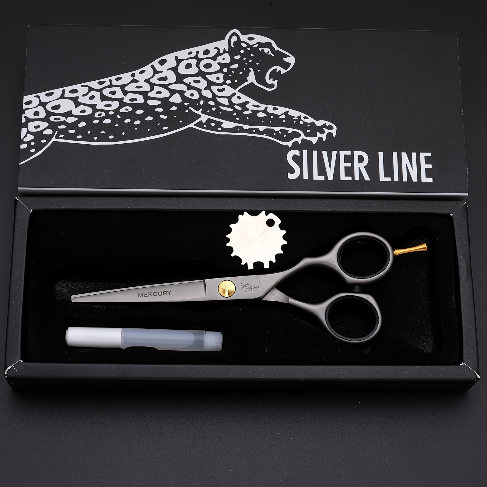 TEMU (jungle Leopard 6-inch) Self-sharpening Scissors That With Use, Salon Hairdresser Tool, After Many Years In The Hairdressing , A Rare Good Pair