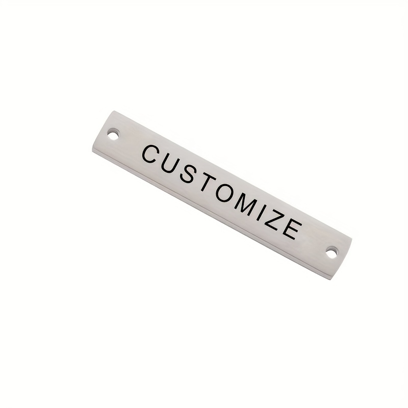 TEMU Custom 1pc Clothing Tag, Bag Tag, Engraved Tag