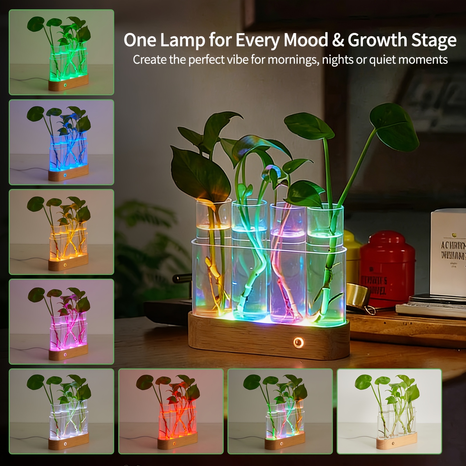 small desk grow light sold on Temu United States
