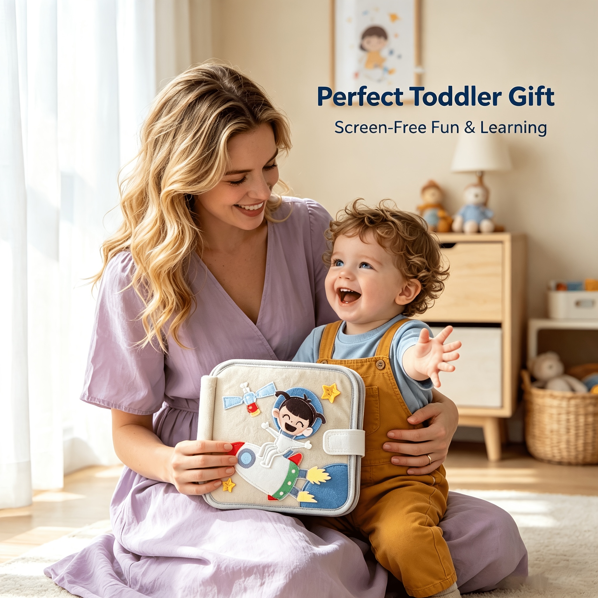 Durable Felt Quiet Book for Children with Interactive Learning Features
