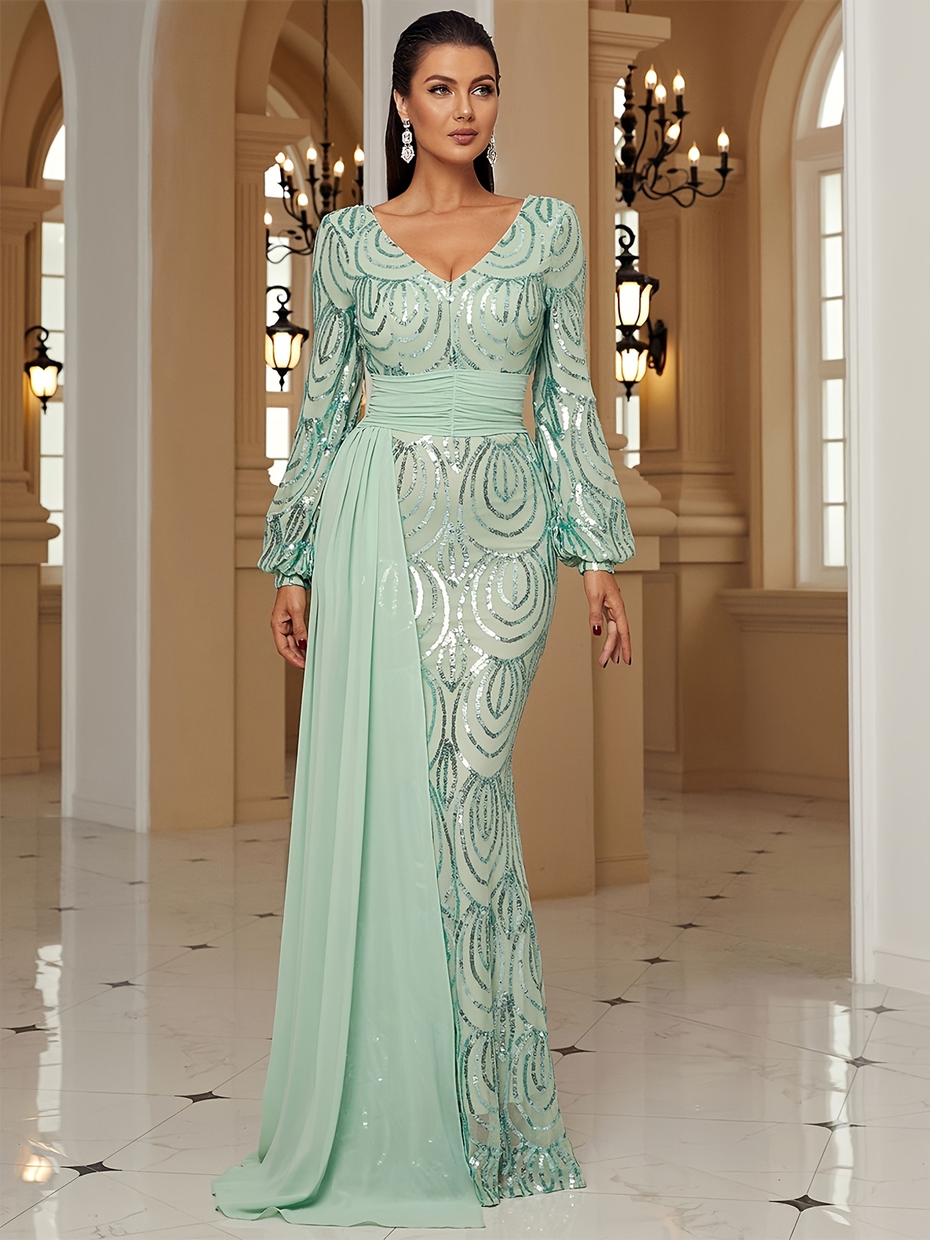 bridesmaid muslimah dress malaysia Muslim Malaysia Indonesia Hollow Lace Dress  Sociable Weaver Nest