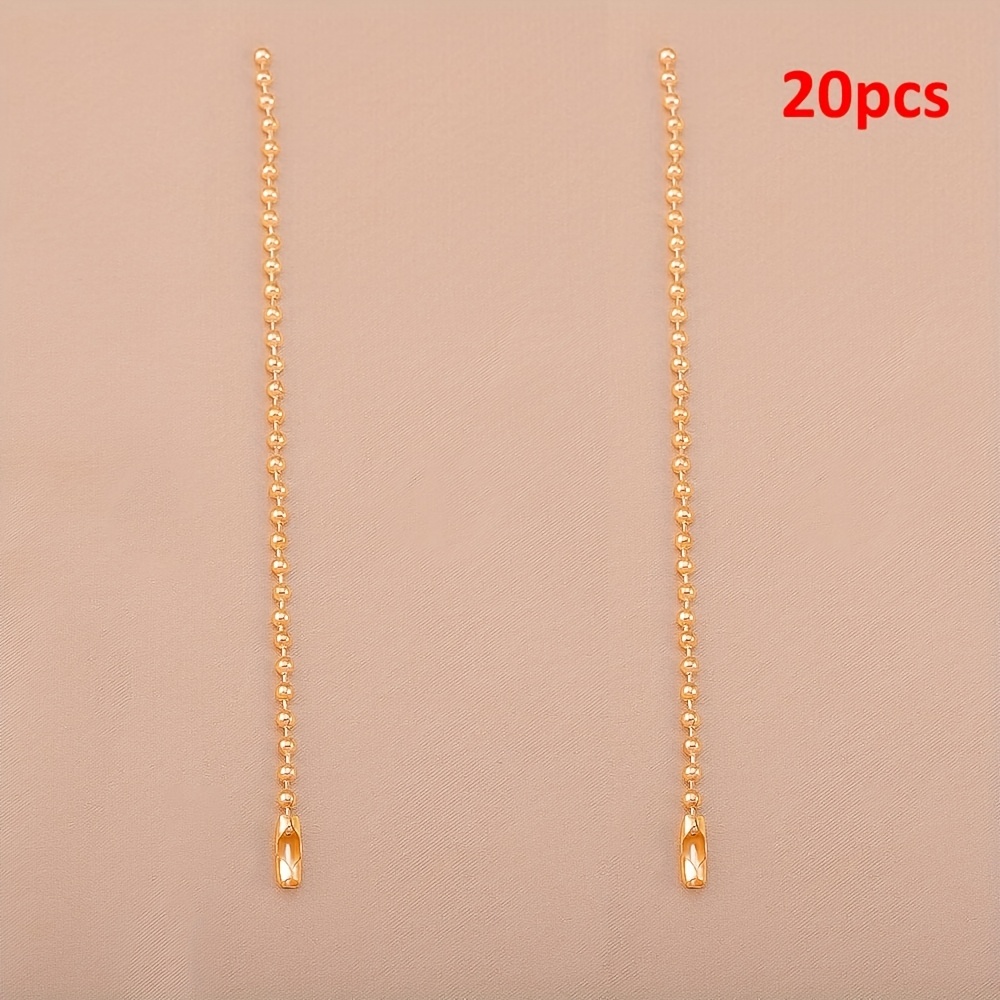 TEMU 20 piezas de Cadenas Multicolor para Llaveros y Bolsos, Accesorios para Hacer Joyería DIY