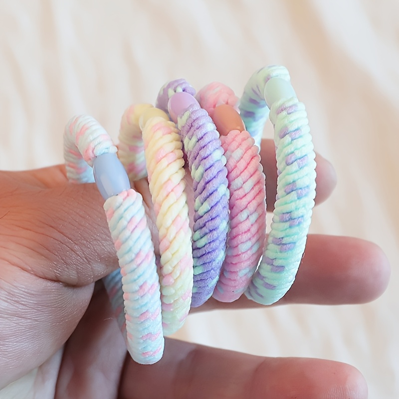 5 Women's Colored Hair Ties for Everyday Use