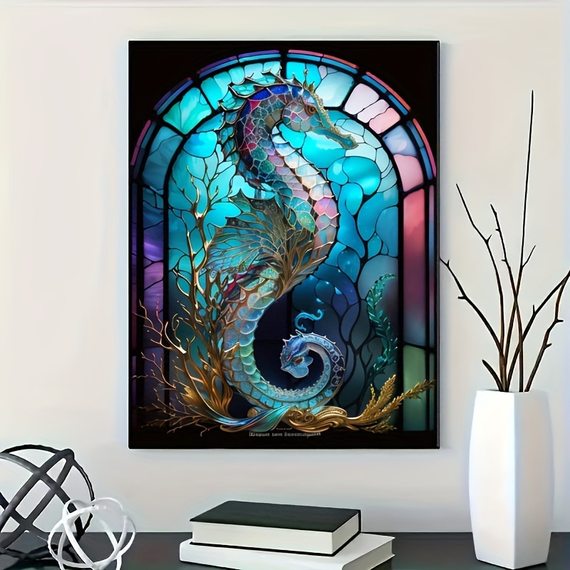 

Diamond Painting Art "seahorse" Series 2024 Full Diamond Painting Mosaic 5d Diy Stitch Kit Diamond Painting Art Home Decoration