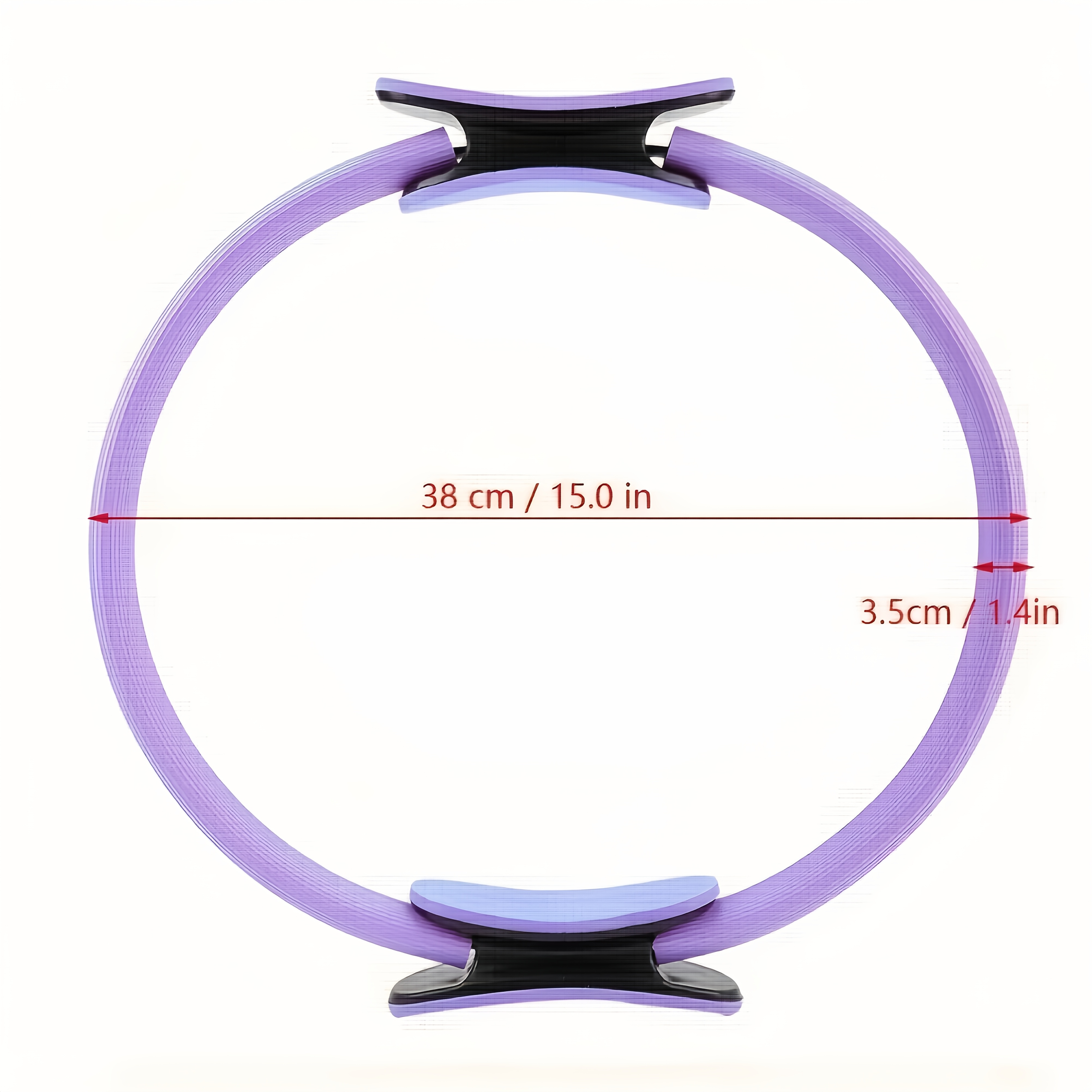 TEMU 1pc Pilates Rings, Thigh Exercises, Yoga Lap Rings, Family Ladies Pilates, Thigh Fitness Equipment