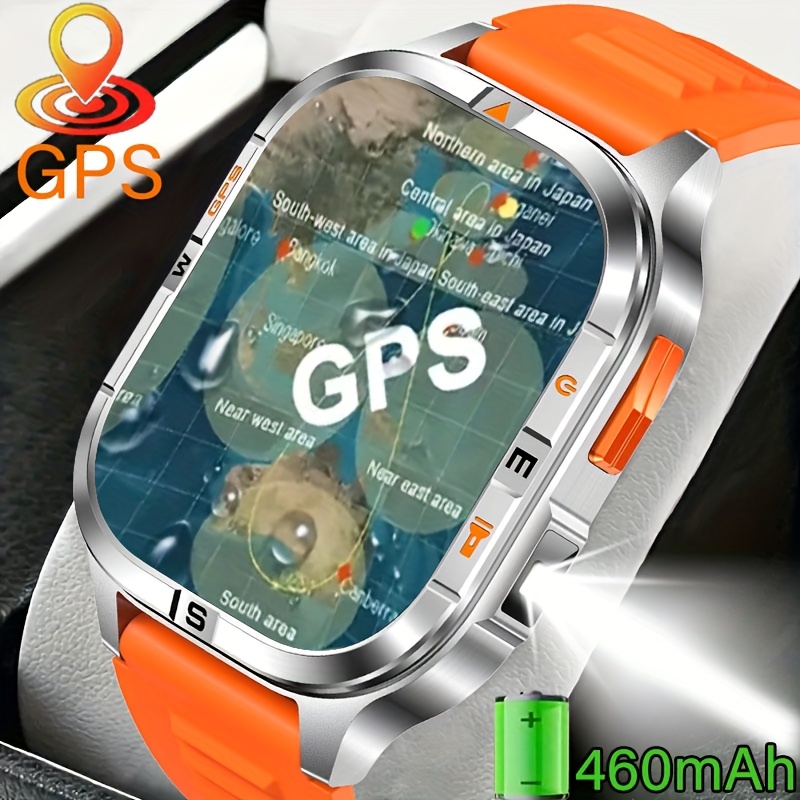 New GPS Smart Watch with 2.01-Inch TFT Display & High-Precision GPS