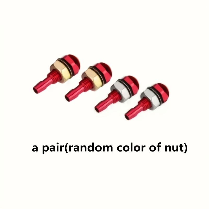 TEMU 2pcs Of Windshield Wiper Nozzle - (the Color Of The Nut Is Random Yellow Or White) Adjustable Spray Mode, Improving Visibility, Safety And ,