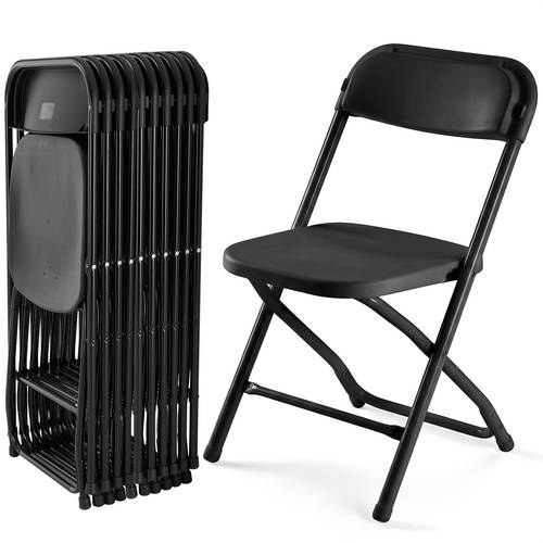4 6 10pcs office plastic folding chair 330lb heavy duty load capacity lightweight foldable office chair for office use