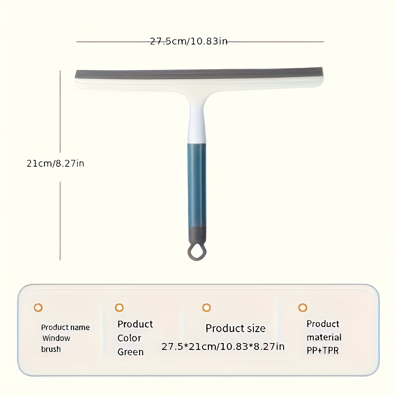 Dush eshiklari derazalari va avtomobil oynalari uchun 1 dona ko'p funktsiyali qo'l qirg'ichlari, hammom uchun uyda va avtomobildan foydalanish uchun plastik tozalash vositasi 4