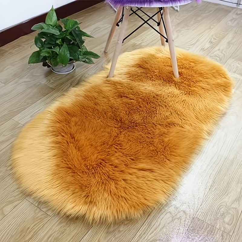 TEMU New Long Plush Carpet, Carpet, Rug, Suitable For Living Room, Hallway, Bedroom, Sofa Cushion, Bedside Mat